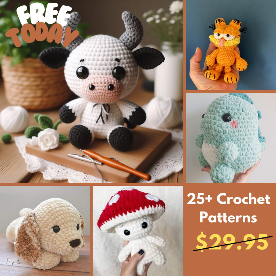 Amigurumi 25+ Crochet Patterns(Free Today)